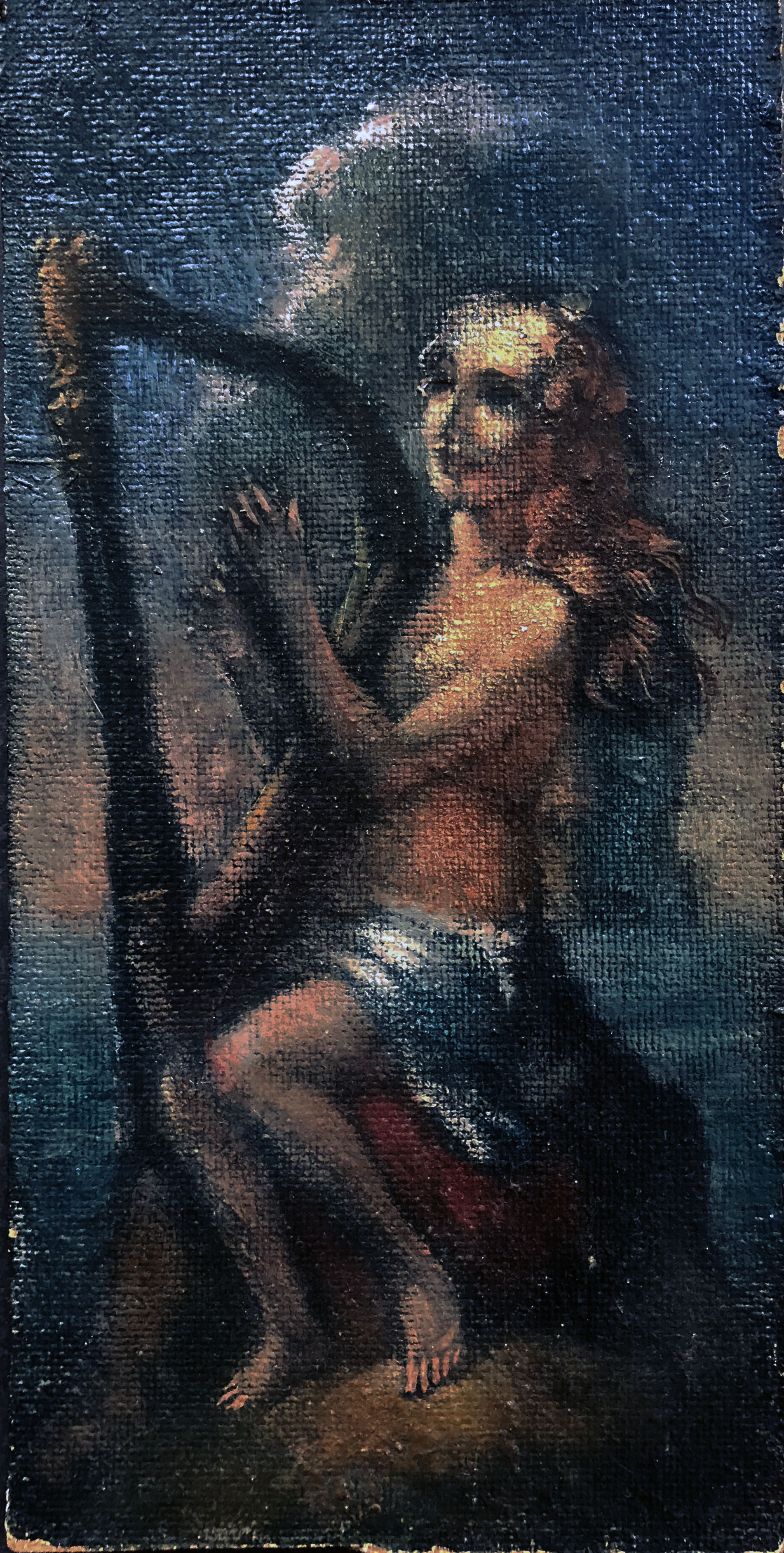 Henri van der Velde (1896-1969), Jonge vrouw speelt harp